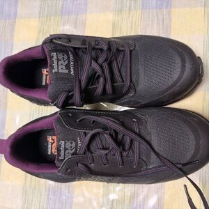 Timberland PRO Black and Purple Athletic Shoes